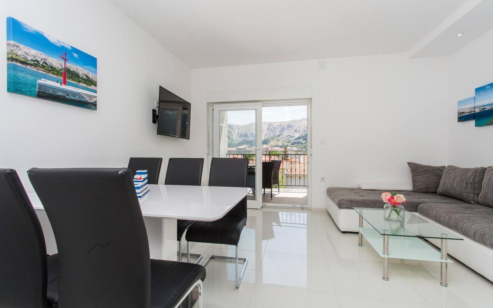 Apartments Bernardeta 1 Baška Exteriér fotografie